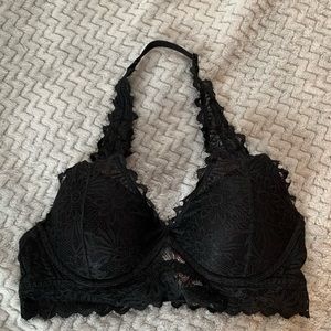 Black pink bralette size medium